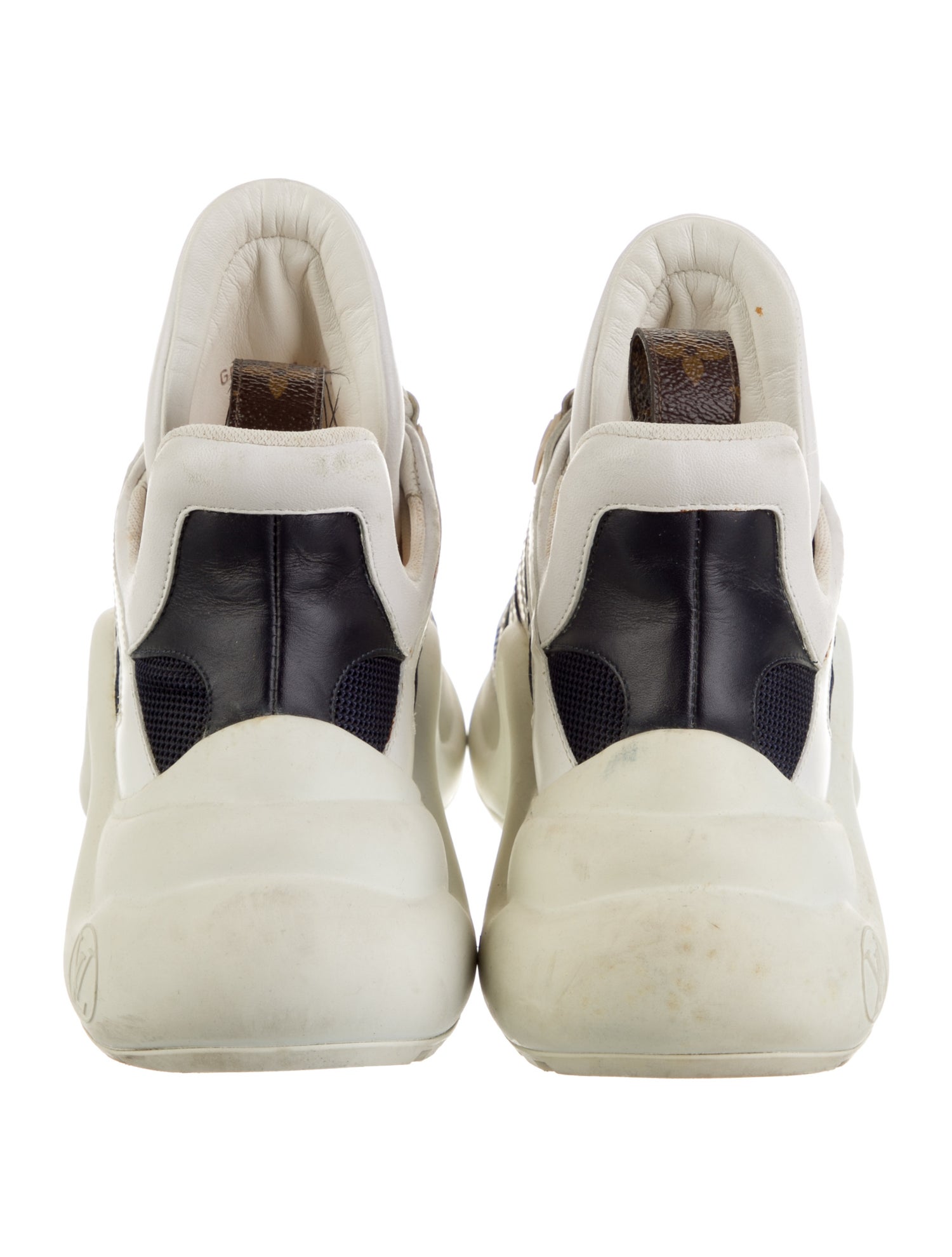 Louis Vuitton LV Monogram Leather Chunky Sneakers